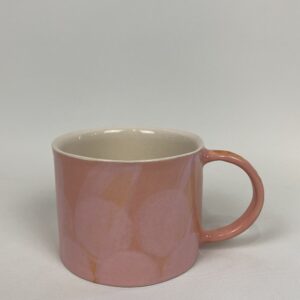 Pink wide mouthed cup