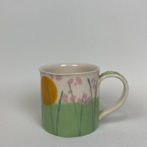 In the sun Pink Flowers Cup